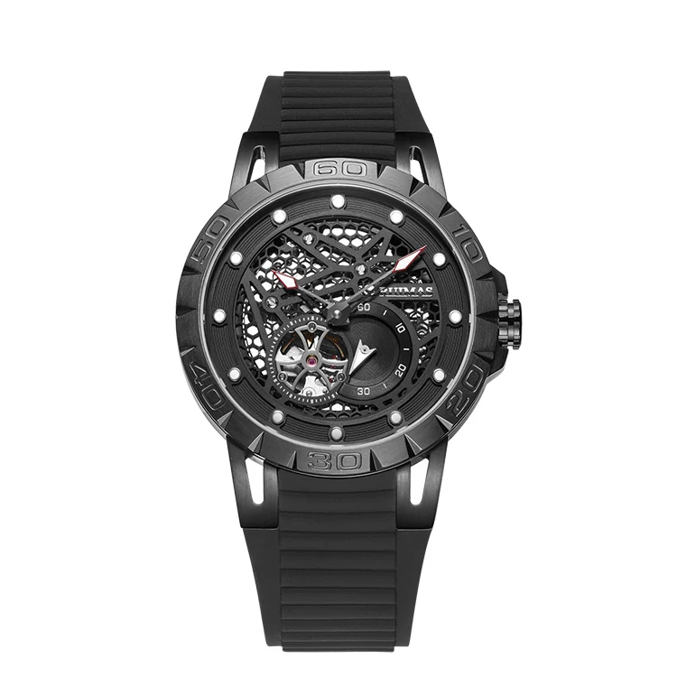 

2021 Luxury Import Movt Automatic Big Face Watches For Men Strap Silicones Men Watches