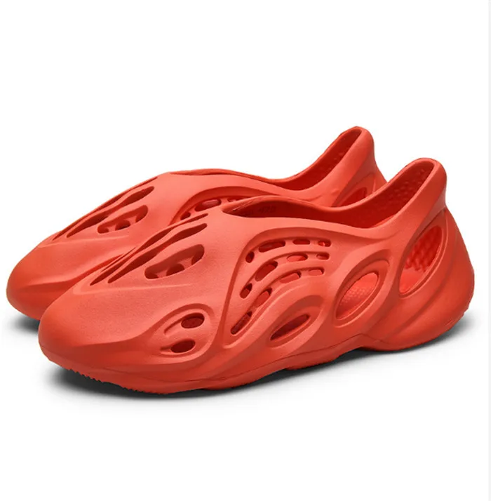 

Ins style High quality slippers summer beach hole shoes Couples sandals slides for women men, Black,red,white,khaki