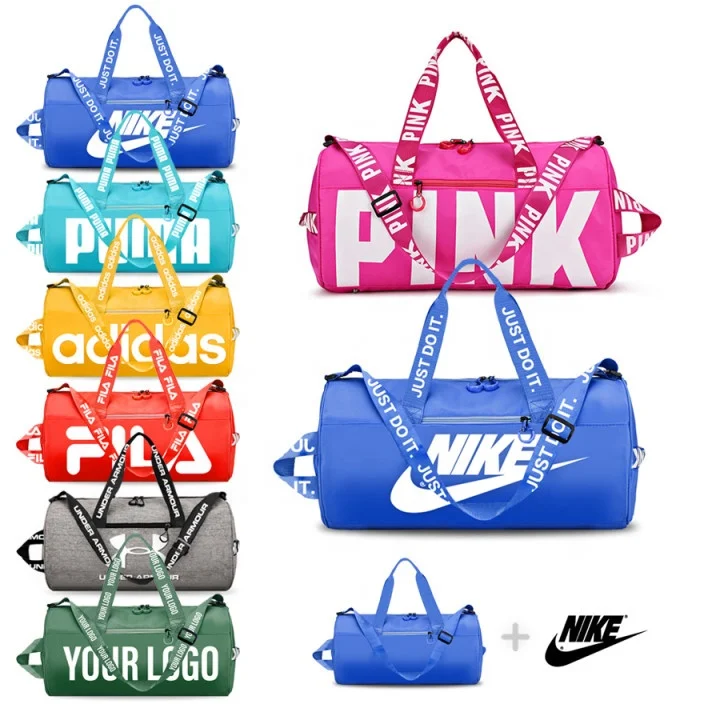 

2022 spend da night bag sneaker bag novel duffle mala de viagem sac de sport sporttasche bolsa viagem travel bag, Pink