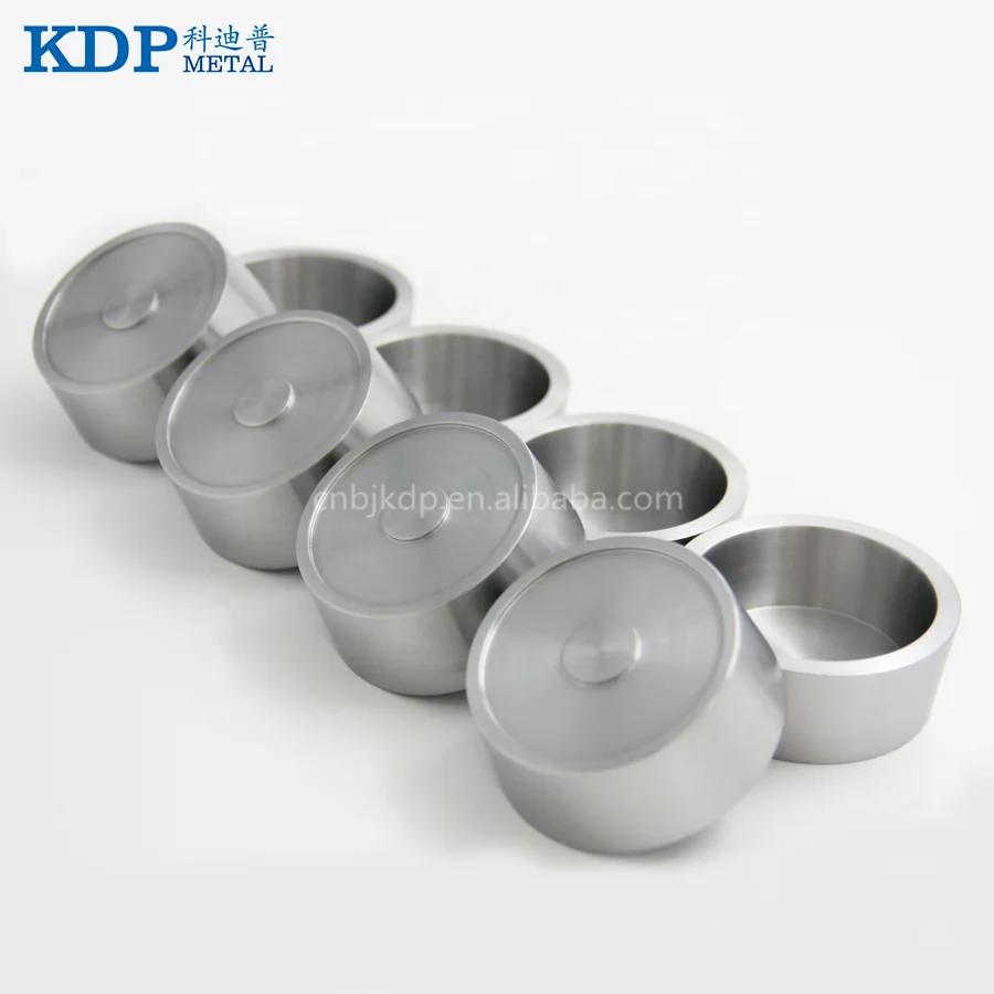 
High Density 19.3g/cm3 Forging Tungsten Carbide Crucibles Melting Rare Earth 