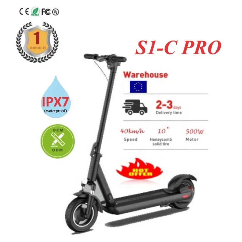 

S1-C PRO Electric Scooter for Adult Powerful Battery 36V High Speed Electric Scooter