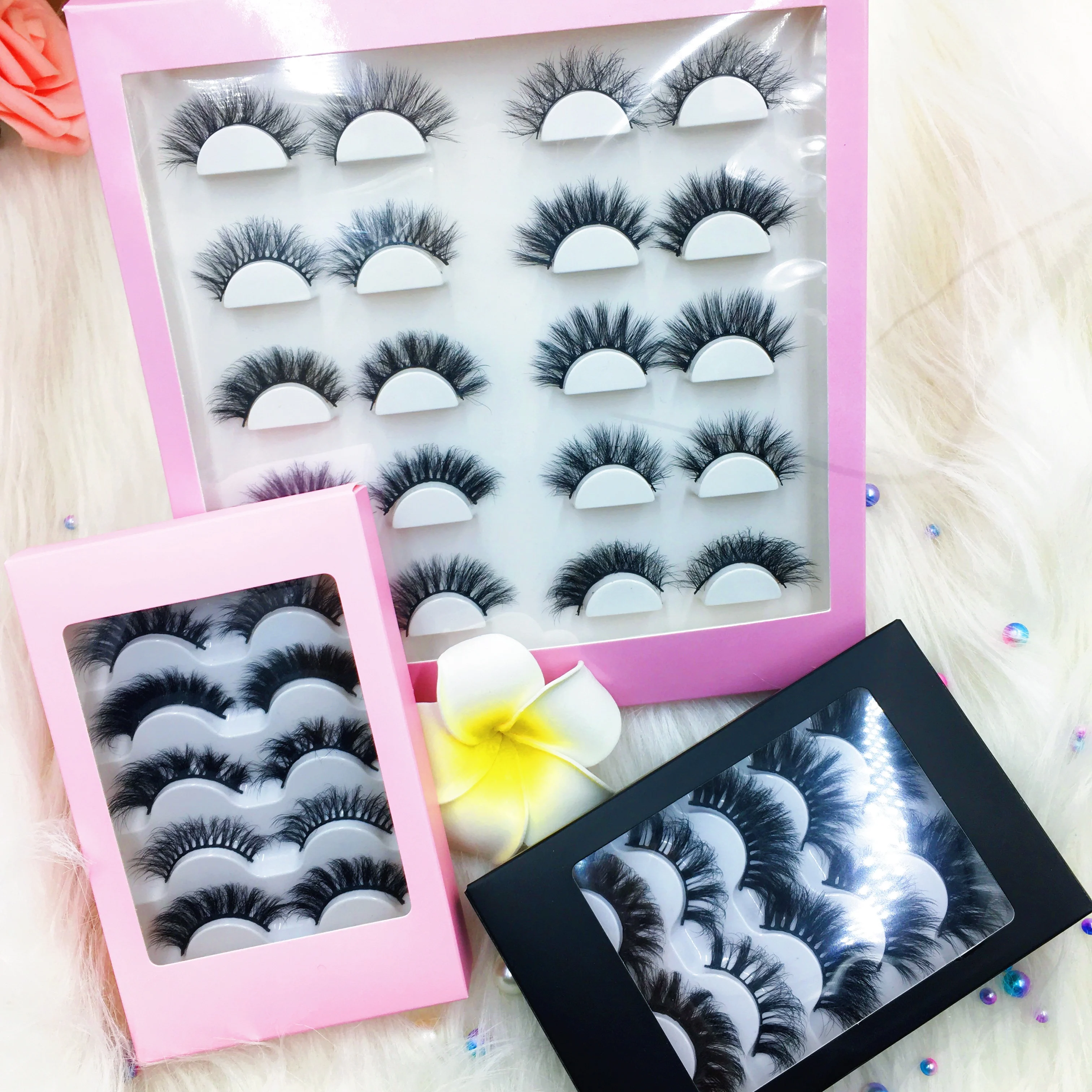 

Faux mink wholesale fluffy eyelashes 3d 4d lashes vendor wholesale 20mm 25mm mink private label lashes 25 mm 3d mink eyelash