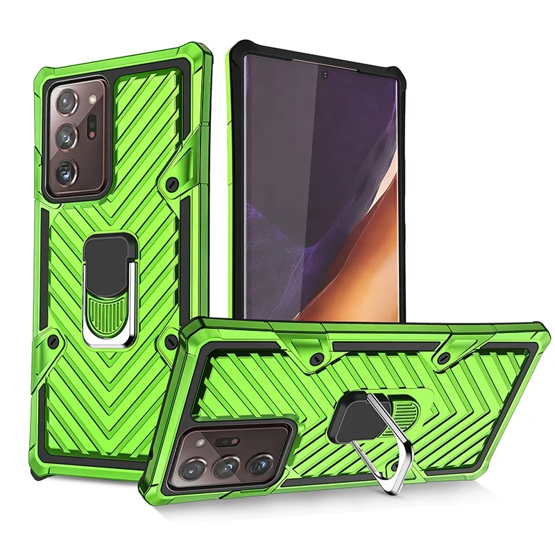 

Hybrid Ring Holder Kickstand Shockproof phone Case For Samsung galaxy A21S, Multi colors
