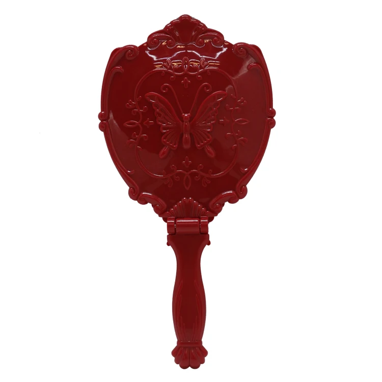 

OEM cheap price handheld mirror with engraving