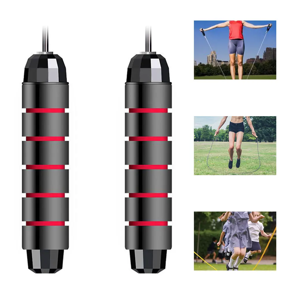 

Home Workout Equipments Weighted Jump Rope Corde A Sauter Children Weight Loss Exercise Band Speed Counting Skipping Rope Custom