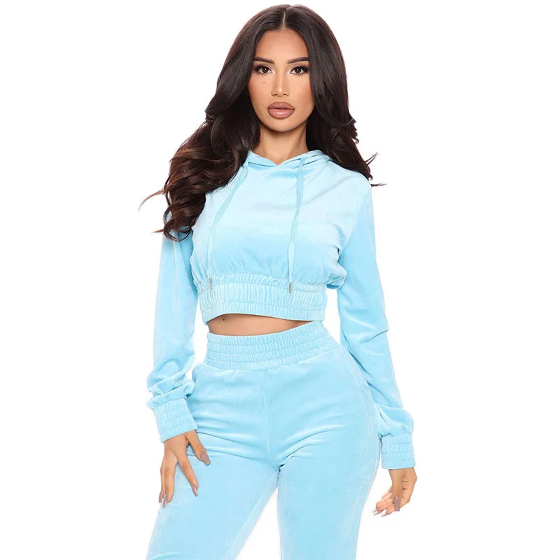 

2021 New Arrivals Autumn Women Sets Matching Sweat Suits Jogging Suits Custom Tracksuits, As pics show