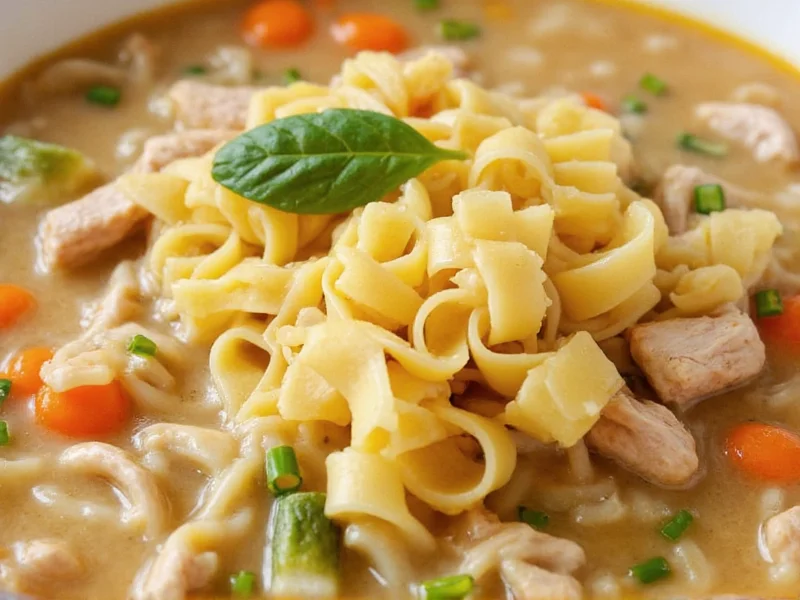 Perfect Homemade Chicken Noodle Soup with Egg Noodles