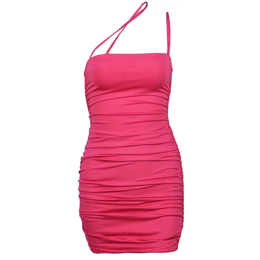 

TOB Women's Ruched Strapless Mini Tube Dress Sleeveless Backless Casual Dress