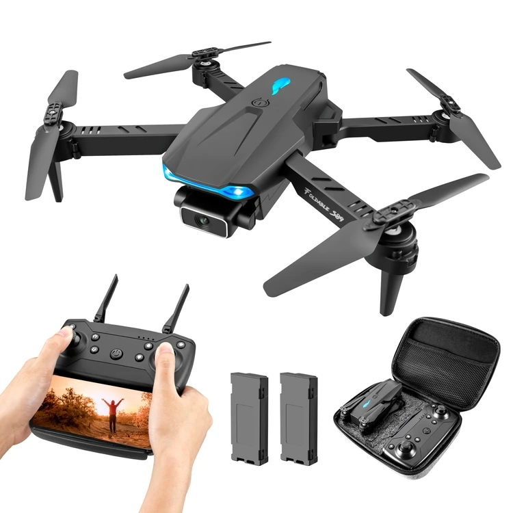 

Folding Quadcopter Mini Smart Music Grey Black Remote Control Long Battery UAV Drone