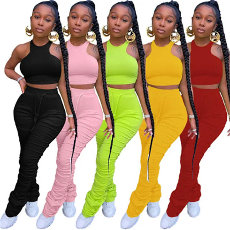 

Solid Color Summer Hot Style Women's Vest Sets New Arrivals Cool Sexy Short Clothing Sets, Picture