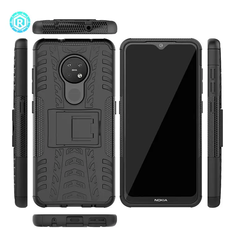 

For Nokia 7.2 Case Free Sample Dazzle Case Shockproof Phone Cover Kickstand Phone Case For Nokia 7.2