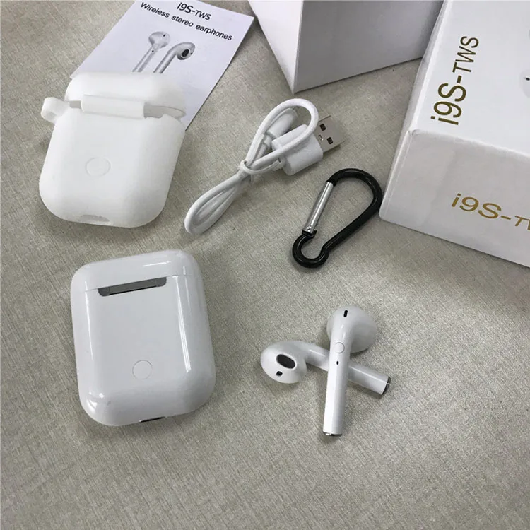 i9s tws bluetooth 5.0 headphones stereo earphone wireless earbuds with mobile phone - ANKUX.COM