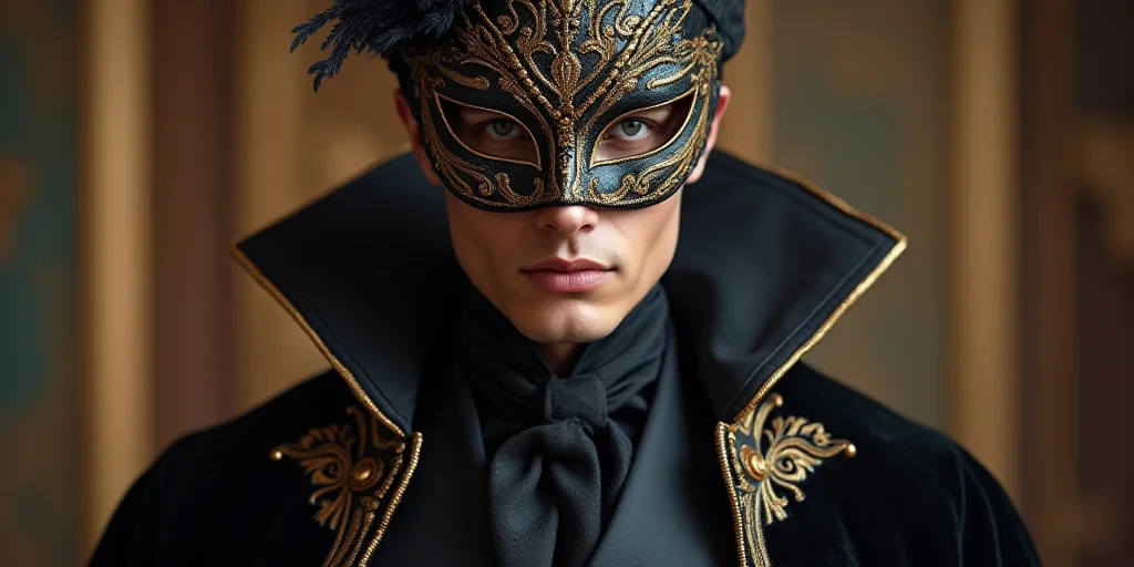 Male Masquerade Costume Elegance Redefined On