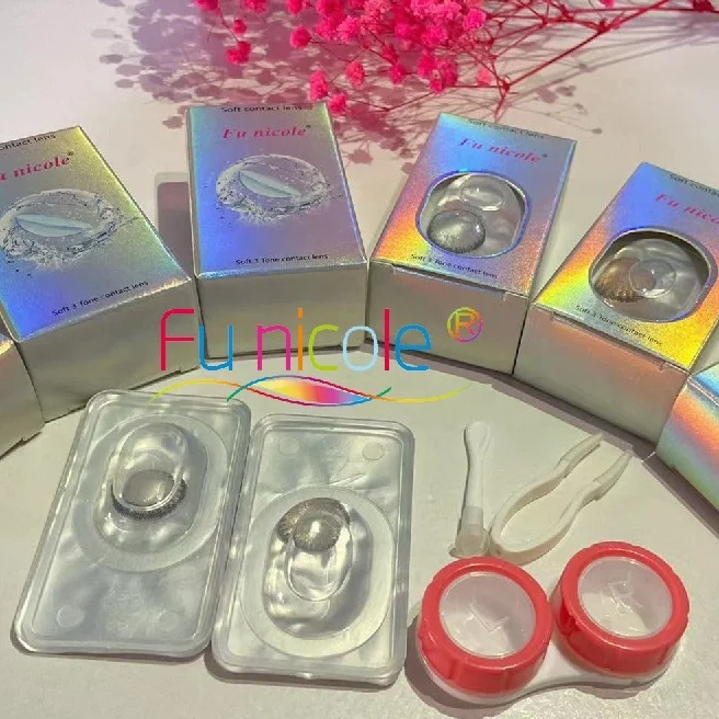 

2022 colorcon Contact Lenses Wholesale Color Contact Lens Beauty big eyes color fresh contact lenses, Green