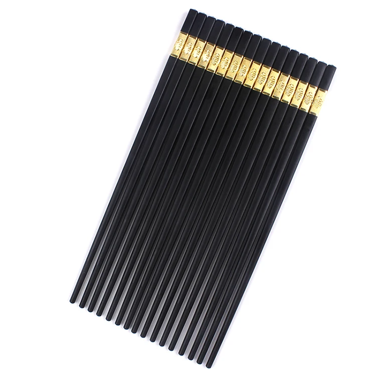 工厂直接供应定制 24厘米好运合金塑料筷子