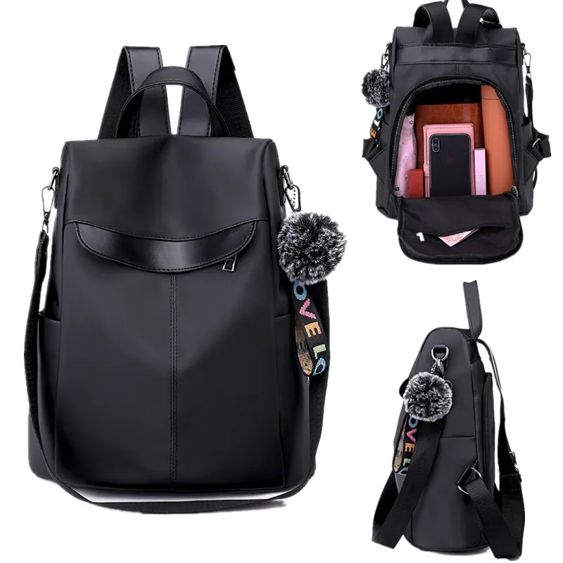 

Free Sample Fashion Lady Anti Theft School Backpack Back Main Pocket Women's Backpack