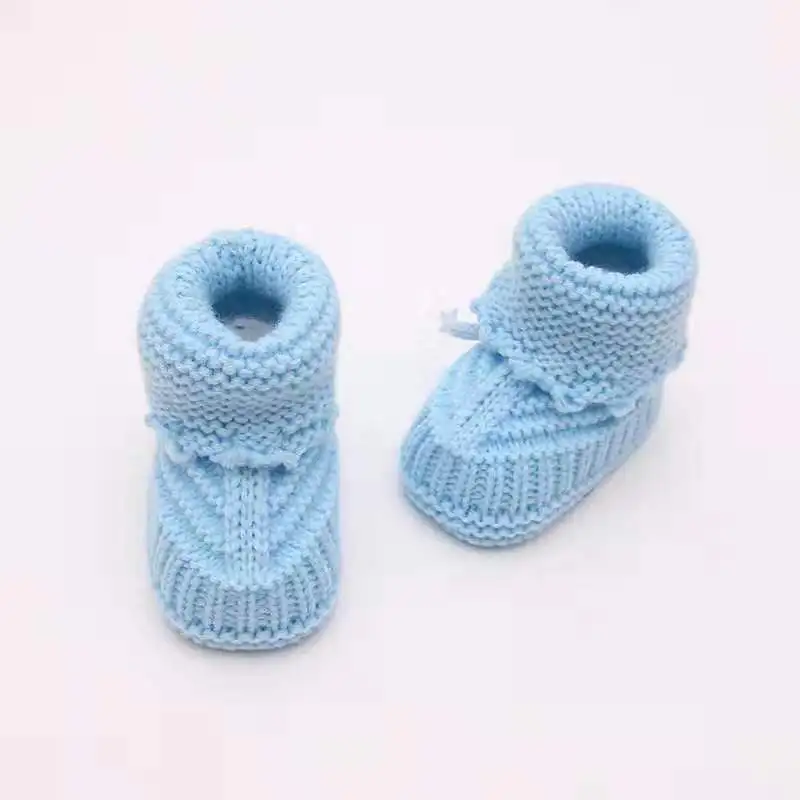 
Hand crochet knit baby shoes  (1806512772)