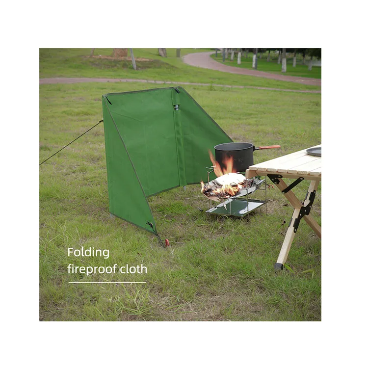 

Hot sale outdoor camp windbreak picnic barbecue stove windscreen wind screen
