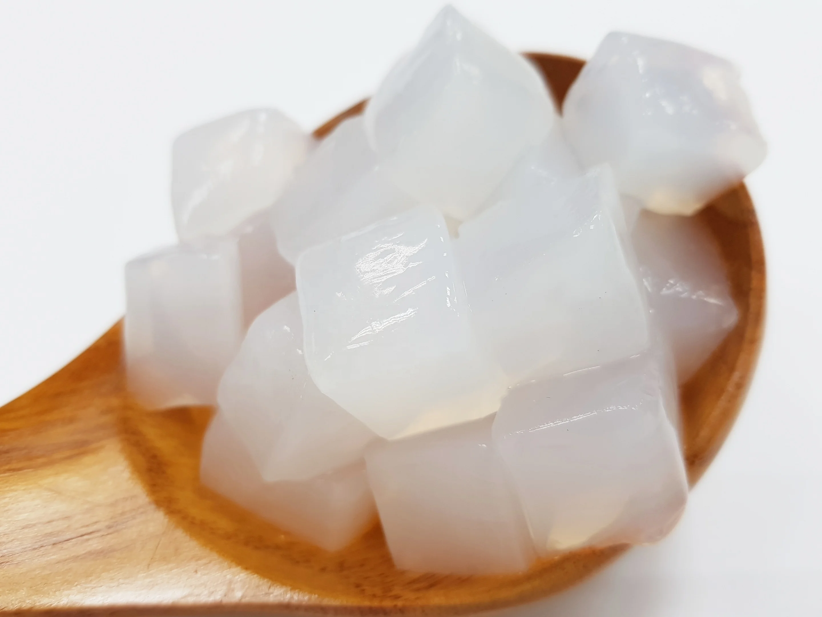 
Nata de coco dices in light syrup 