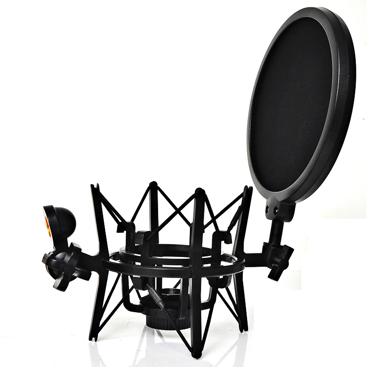 

2019 spider shock mount with pop filter speaker stand studio monitor