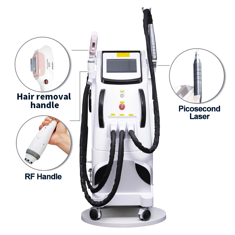 

Multifunction 3 in 1 SHR+Elight+IPL OPT Super Hair Removal Picosecond Wrinkle Remove Tattoo OPT Beauty machine