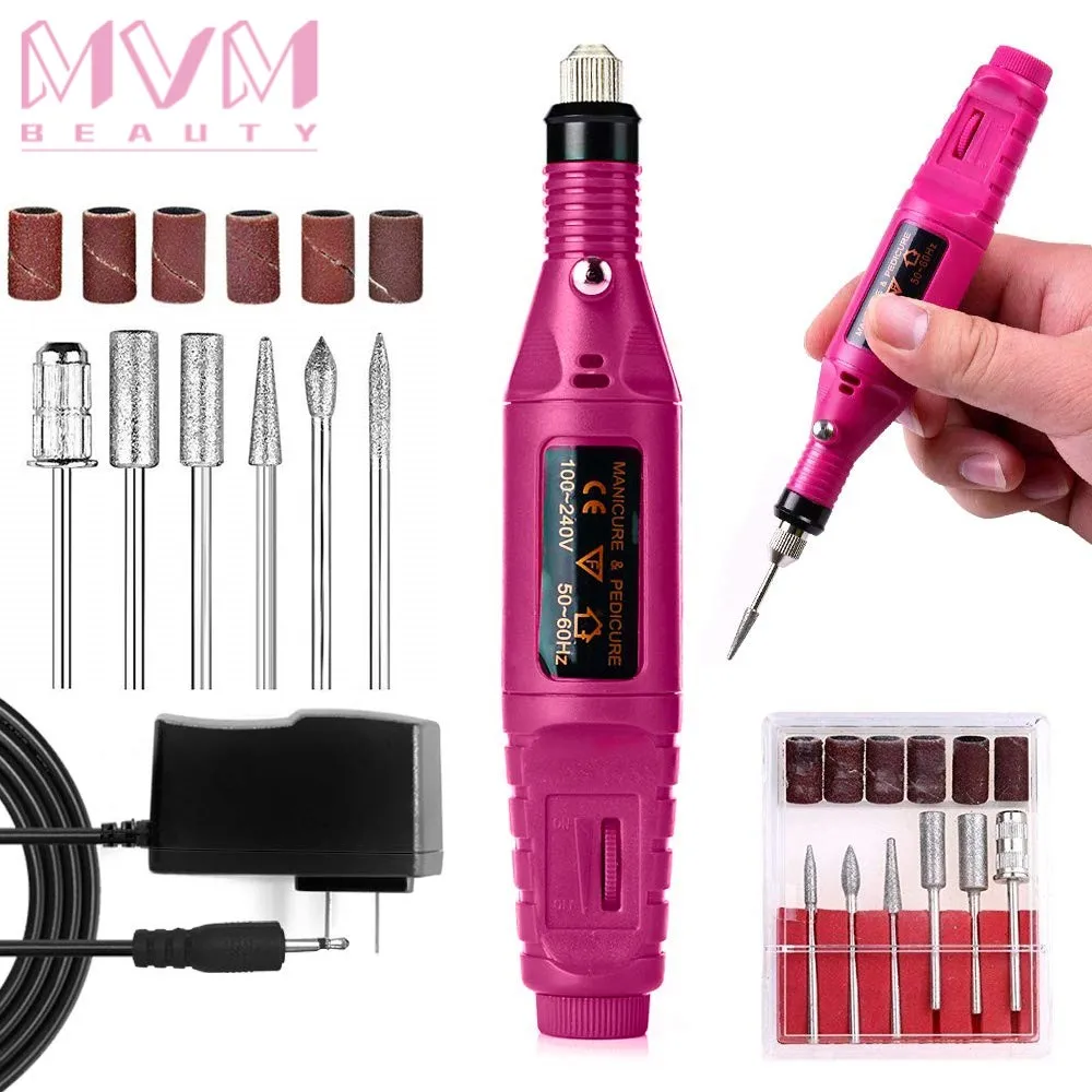 

Factory price dril nail portable electric nail drilling machine bits set nail drill, Multiple colour