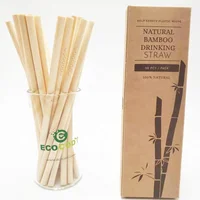 

Recyclable Natural Eco Friendly Products Bamboo Straw for Bubble Tea