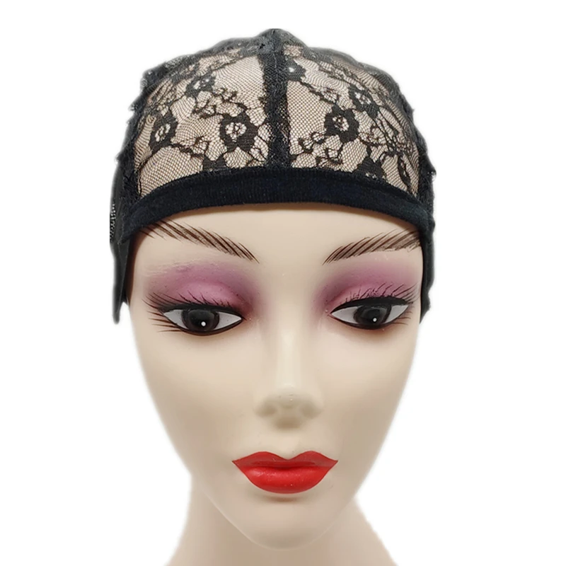 

New Stretchable Style Headband Cap Wig Caps For Making Wigs, Black