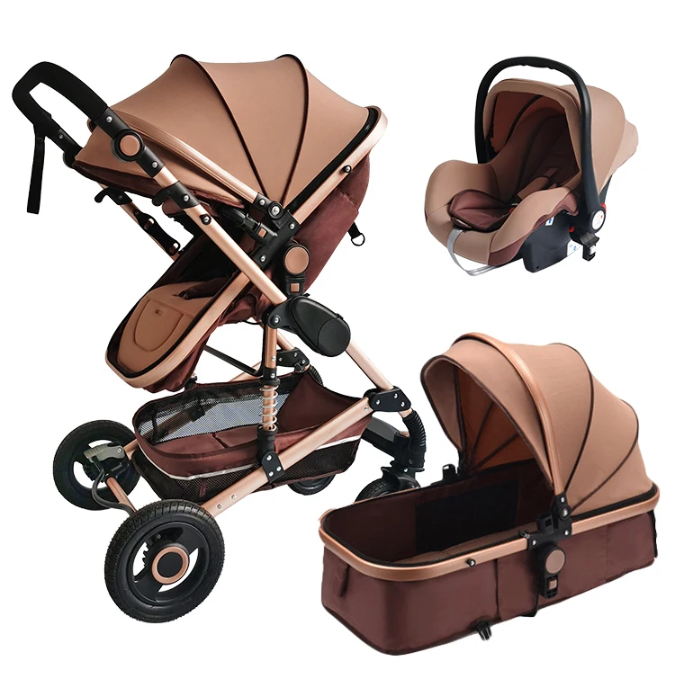 

Factory oem wholesales poussette pushchair 3 in 1 baby car seat stroller, Green, red, pink, gray, gold or customization