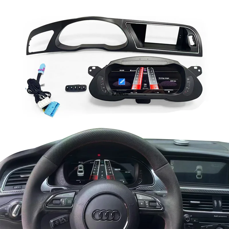 

For Audi A4 B8 A5 S5 Instrument Digital Cluster Speedometer 2009-2016