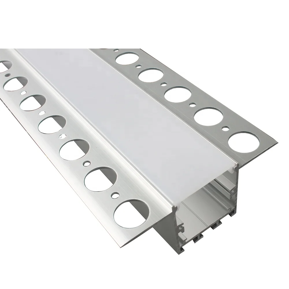 Factory price trimless plaster gypsum Drywall Aluminum Led Profile extrusion for 20mm led strip