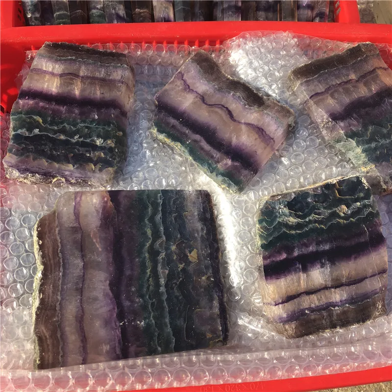 Polished Natural Rainbow Fluorite Quartz Crystal Slabs Fluorite Stone Slice For Home Decoration Buy Fluorite Stone Slice Natural Agate Slices Large Stone Coaster Product On Alibaba Com