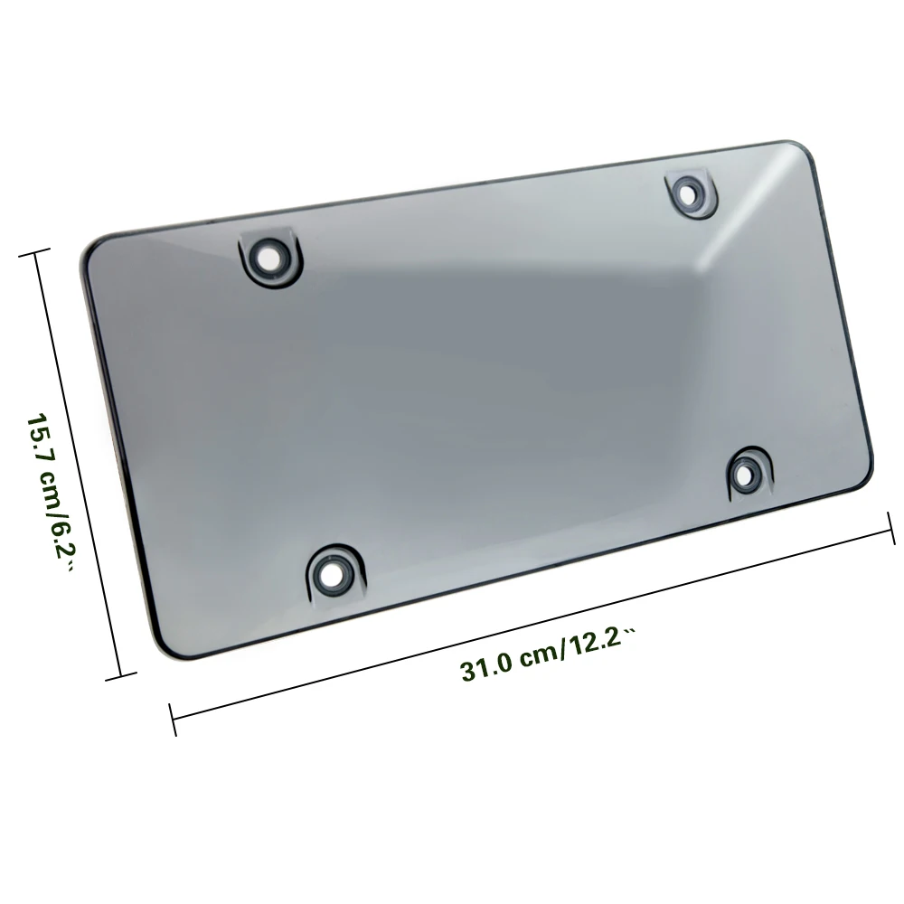 
USA size plastic transparent license plate cover for car 