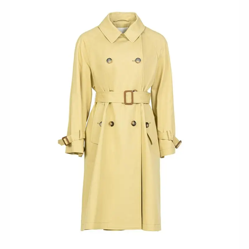 

Women's coat winter Long sleeve trench coat Wholesale cotton overcoat, As shown in the picture