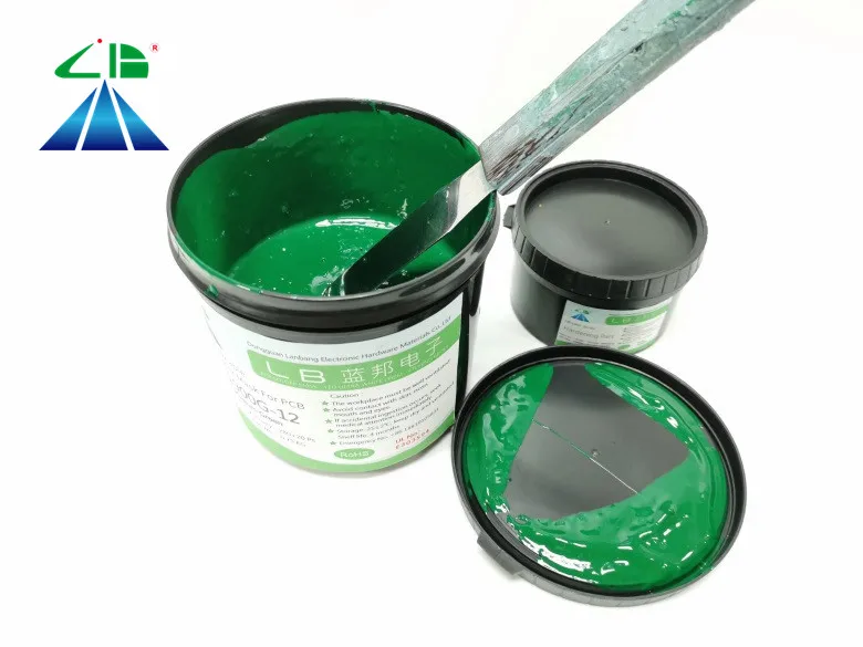 
Green PCB Solder Resist Soldermask Ink Photoimageable Solder Mask 