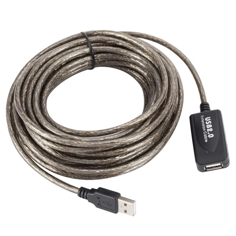 

New arrival USB2.0 extension cable 5m 10m 15m USB2.0 Male To Female video camera extension cable