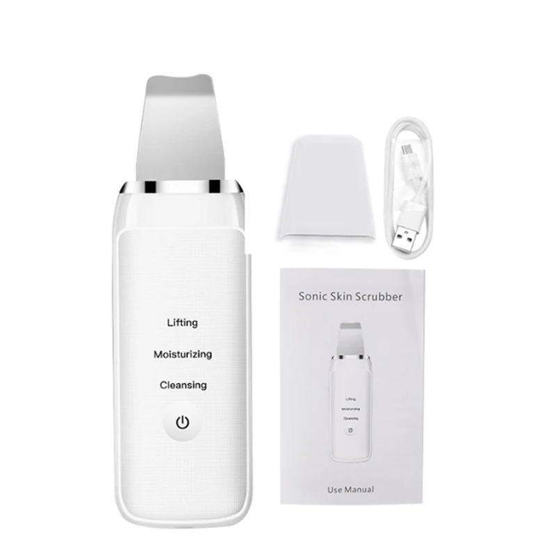 

MURALKON OEM ODM Factory Portable Facial Face Peeling Ultrasonic Face Facial Skin Scrubber, Black /white/customize