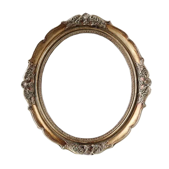 

New 12 Inch European Frame Decors Antique Oval Resin Photo Frame