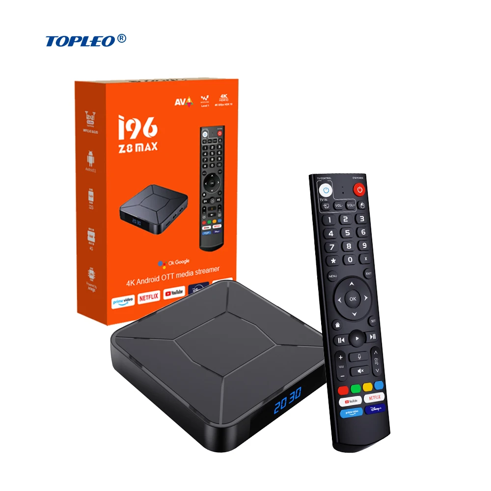 

Topleo TV box Hako ATV Amlogic S905Y4 DDR3 Smart Streaming hako pro plus android 11 Tv Box