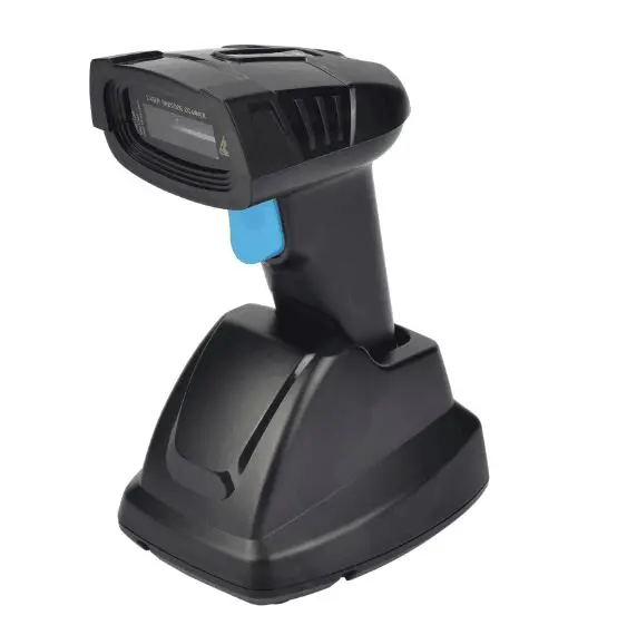 

Factory Industrial Barcode Reader 1D Wireless Barcode Scanner with Base