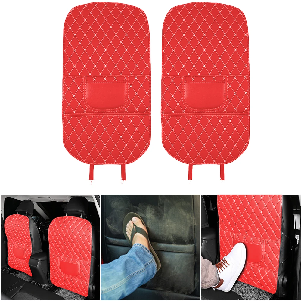 

Muchkey Full Surround Car Seat Protector Pad Car seat back hanging bag Car Seat Back Cover Kick Pad