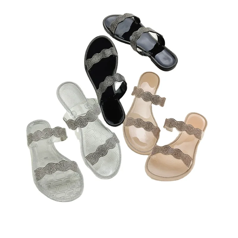 

The Fine Quality Customization Luxury Fur Slippers Rhinestone Slippers 2021