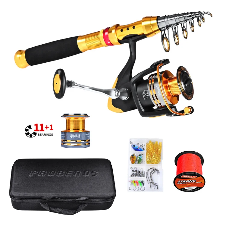 

1.8 2.1 2.4 2.7m Portable Carbon Travel Fishing Rod Long Shot Fishing Tool Combo Fishing Rod and Reel set