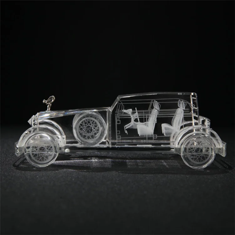 

Clear 3D Engrave Custom Logo Crystal K9 Glass Crafts Off-road Vehicles Racing Car Model Gift Decoration Paperweight