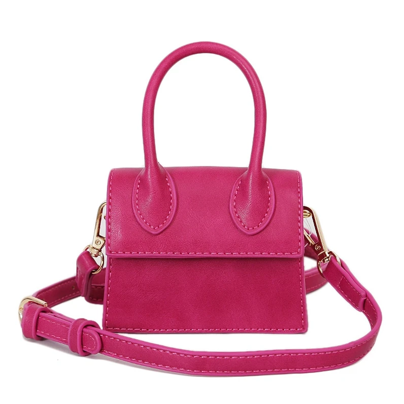 

XP1280 Girls bags 2020 new pu small square bag fashion personality Korean simple retro messenger female purses and handbags