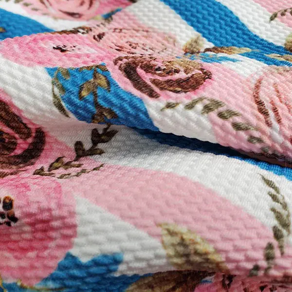 
No moq customer design 230gsm digital print bullet knitting liverpool fabric 