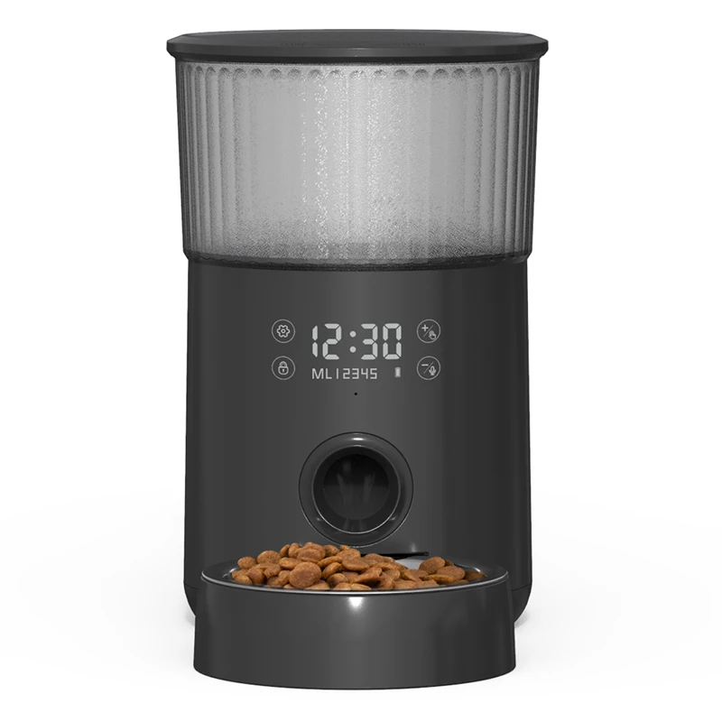 

New 2.5L Auto Timed Pet Feeder Voice Recorder Factory Wholesale Timed Pet Feeder Amazon Top Seller 2019 Auto Timed Pet Feeder, White and blue