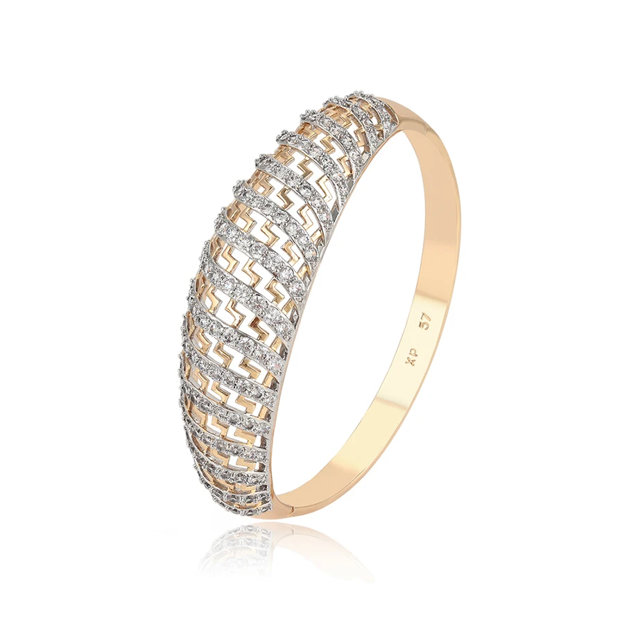

52720 Xuping Fashion High Quality Zircon Gold plated Multicolor Women's bangles