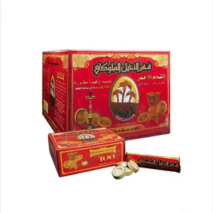 YKS fruit wood round shisha golden torch coal for incense