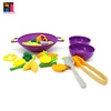 plastic food toy stir fry cooker play set kids preschool learning resources